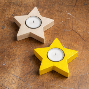 Holzwerkstatt - Kinderkurs Teelichthalter